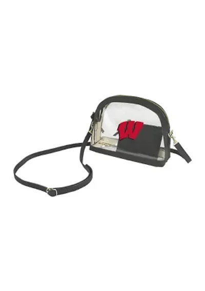 NCAA Wisconsin Badgers Half Moon Crossbody