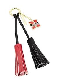 NCAA University of Nebraska Tassel Keychain With Charm