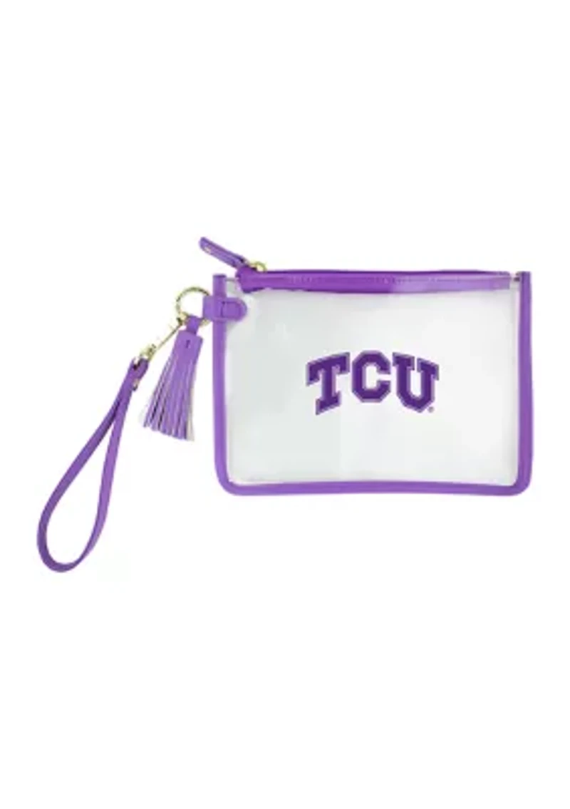NCAA Texas Christian University Wristlet