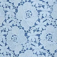 SLEEVELESS SHIFT WITH RUFFLE COLLAR