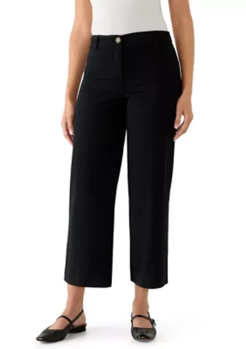 Women's Wide Leg Stretch Twill Pants