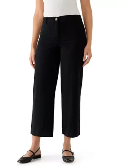 Women's Wide Leg Stretch Twill Pants