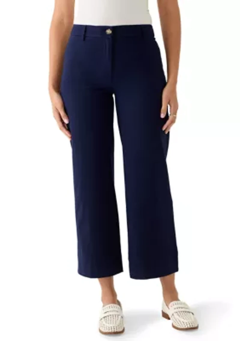 Women's Wide Leg Stretch Twill Pants