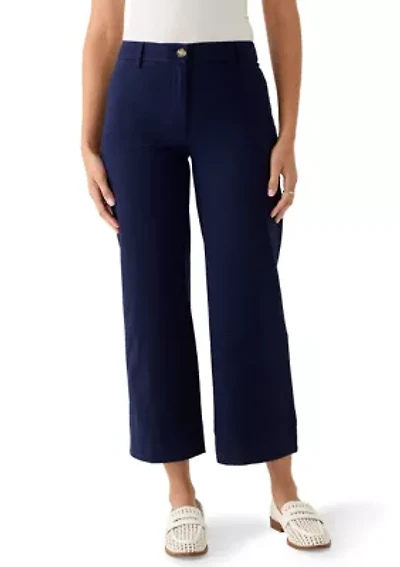 Women's Wide Leg Stretch Twill Pants