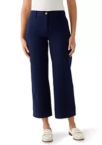 Women's Wide Leg Stretch Twill Pants