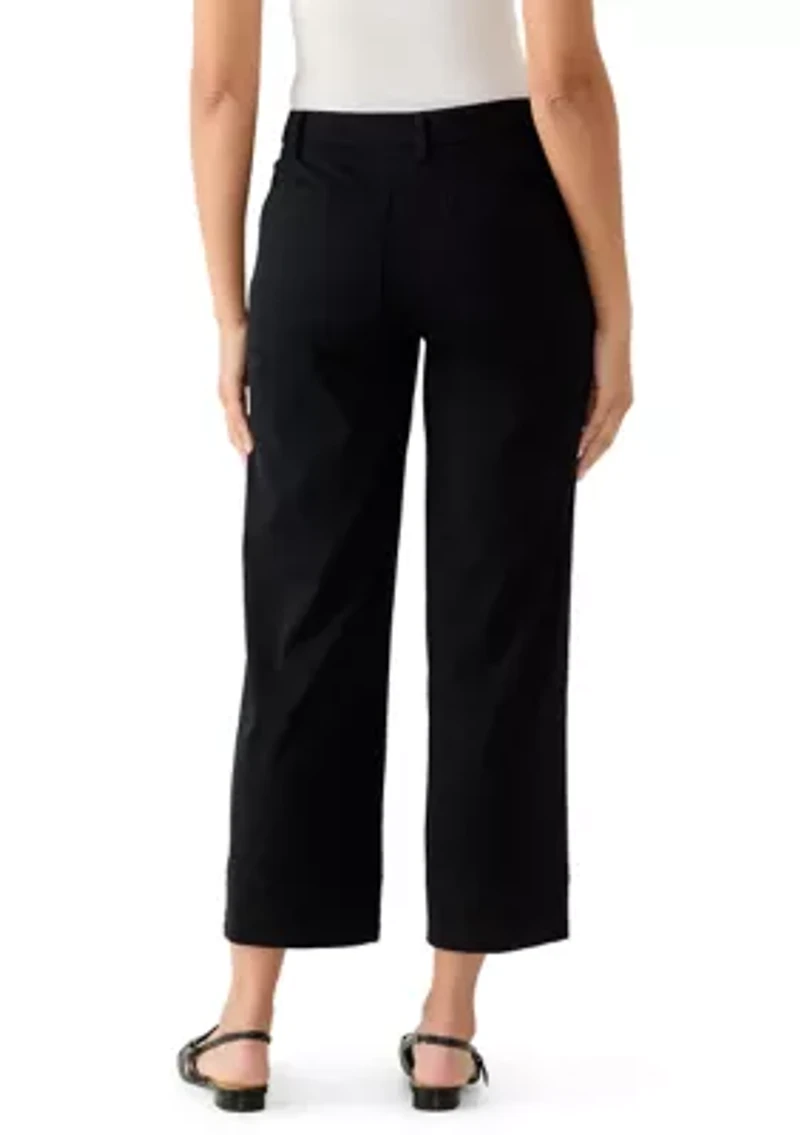 Women's Wide Leg Stretch Twill Pants