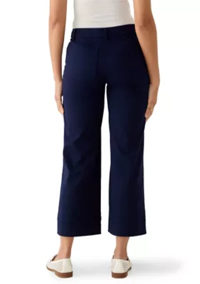 Women's Wide Leg Stretch Twill Pants