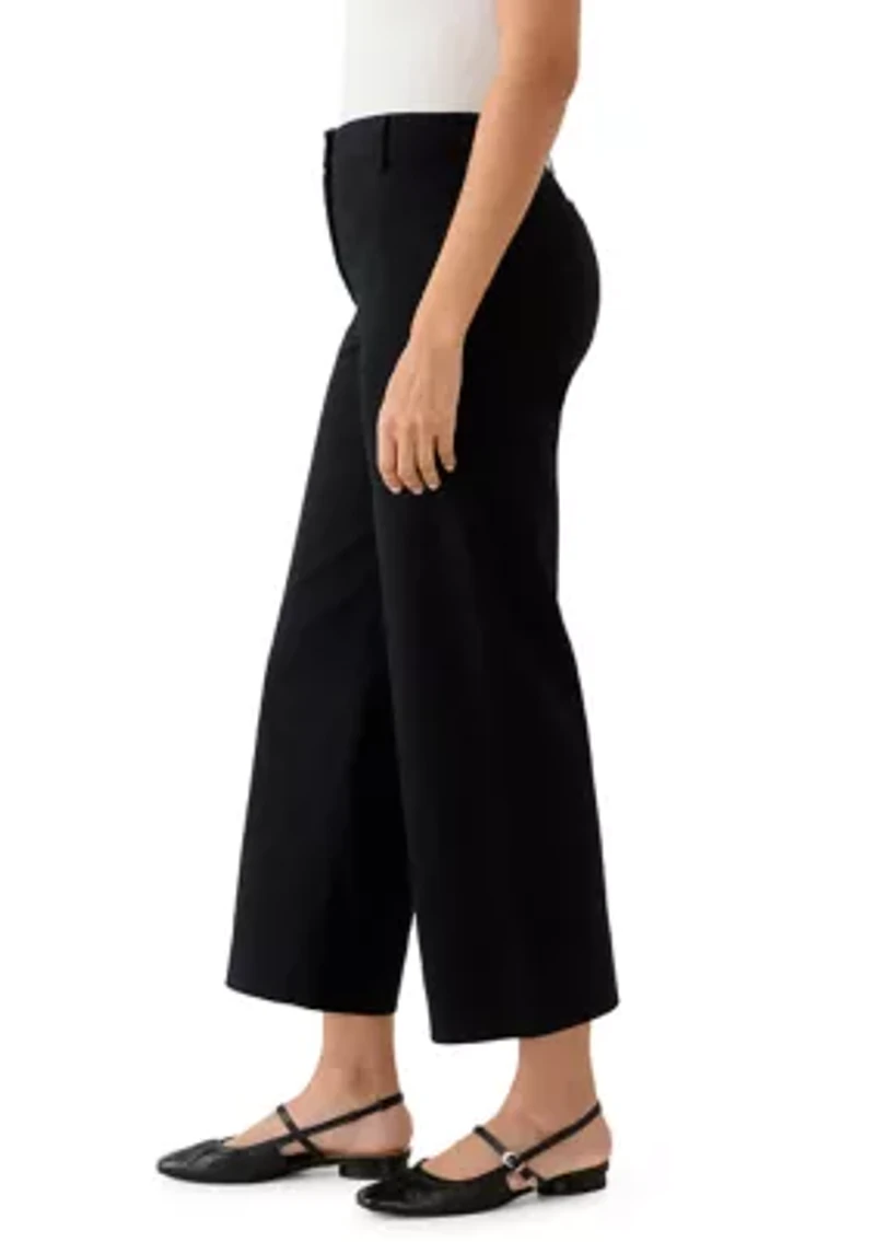 Women's Wide Leg Stretch Twill Pants