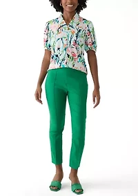 Women's Millennium Pintuck Capri Pants