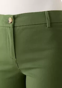 Petite Wide Leg Bistretch Pants