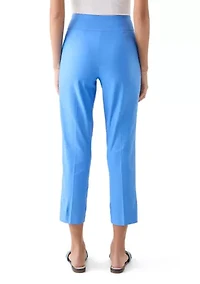 Petite Pintuck Capri Pants