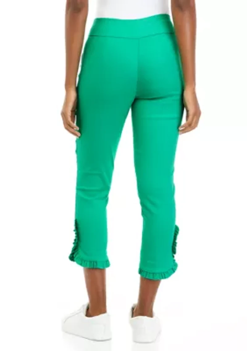 Petite Millennium Ruffle Hem Pants
