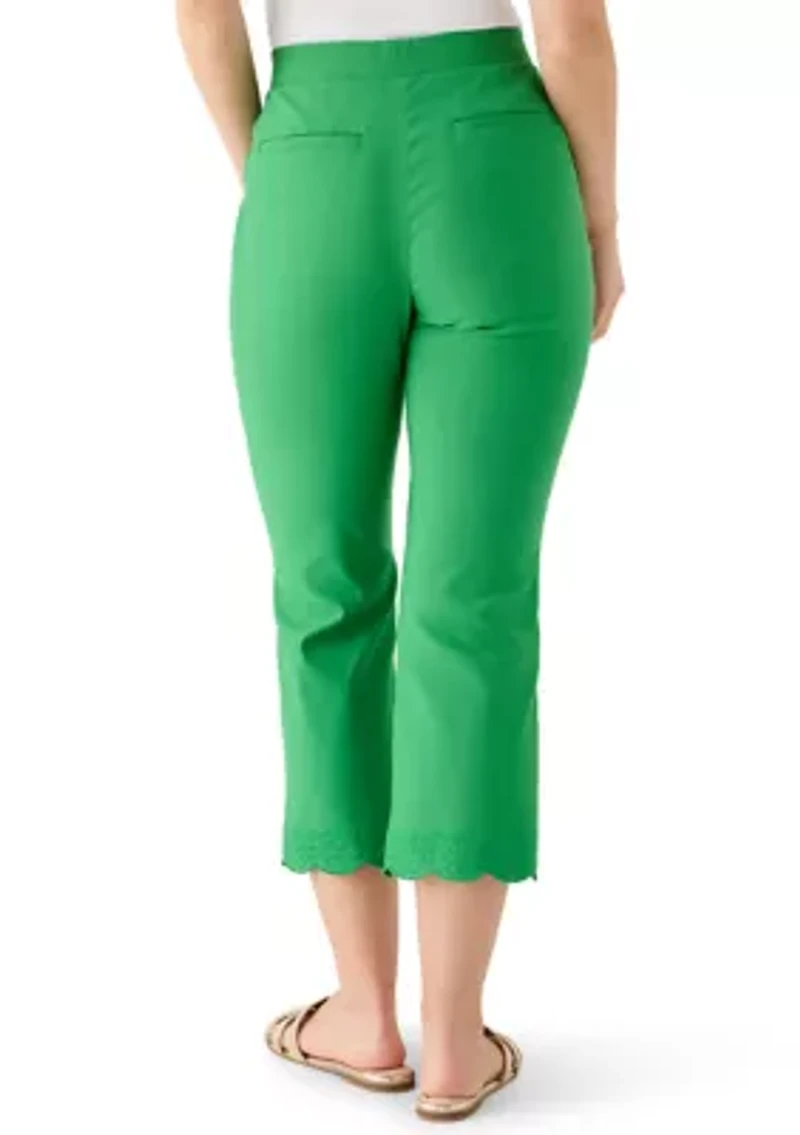 Petite Millennium Pants with Eyelet Hem