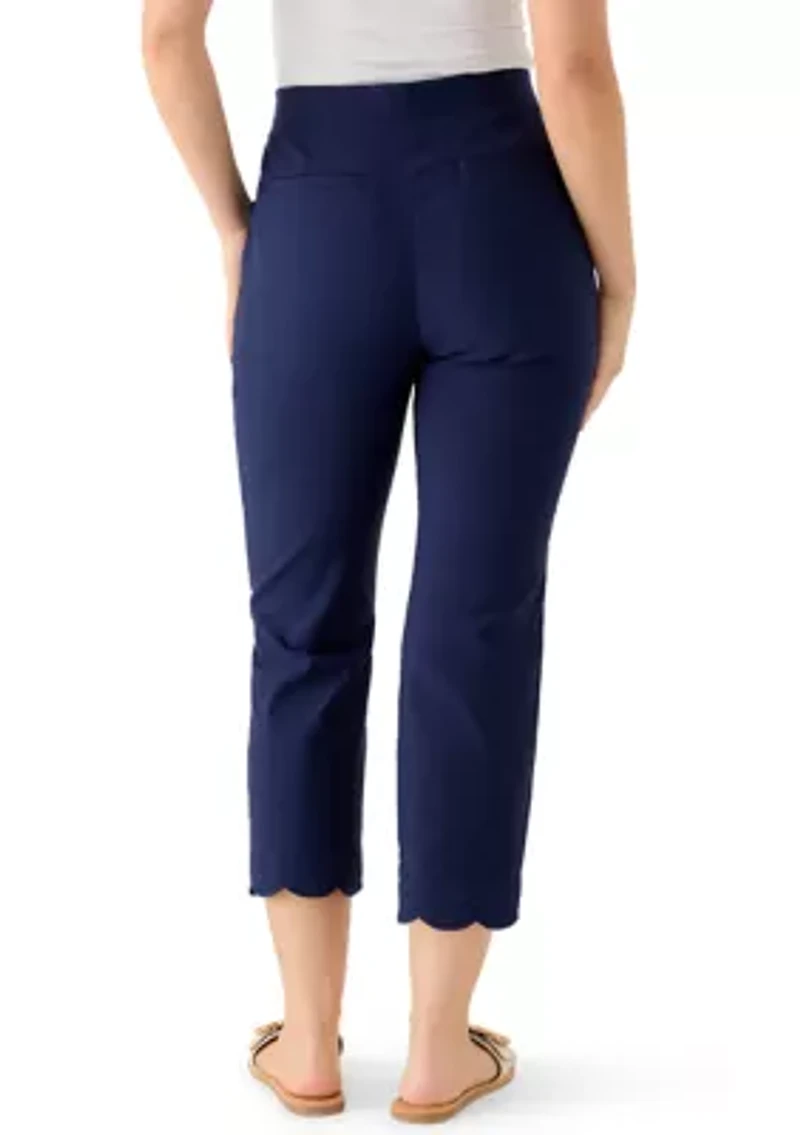 Petite Millennium Pants with Eyelet Hem