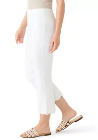 Petite Millennium Pants with Eyelet Hem