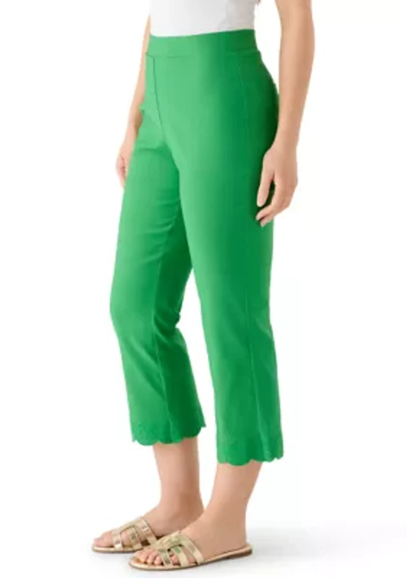 Petite Millennium Pants with Eyelet Hem