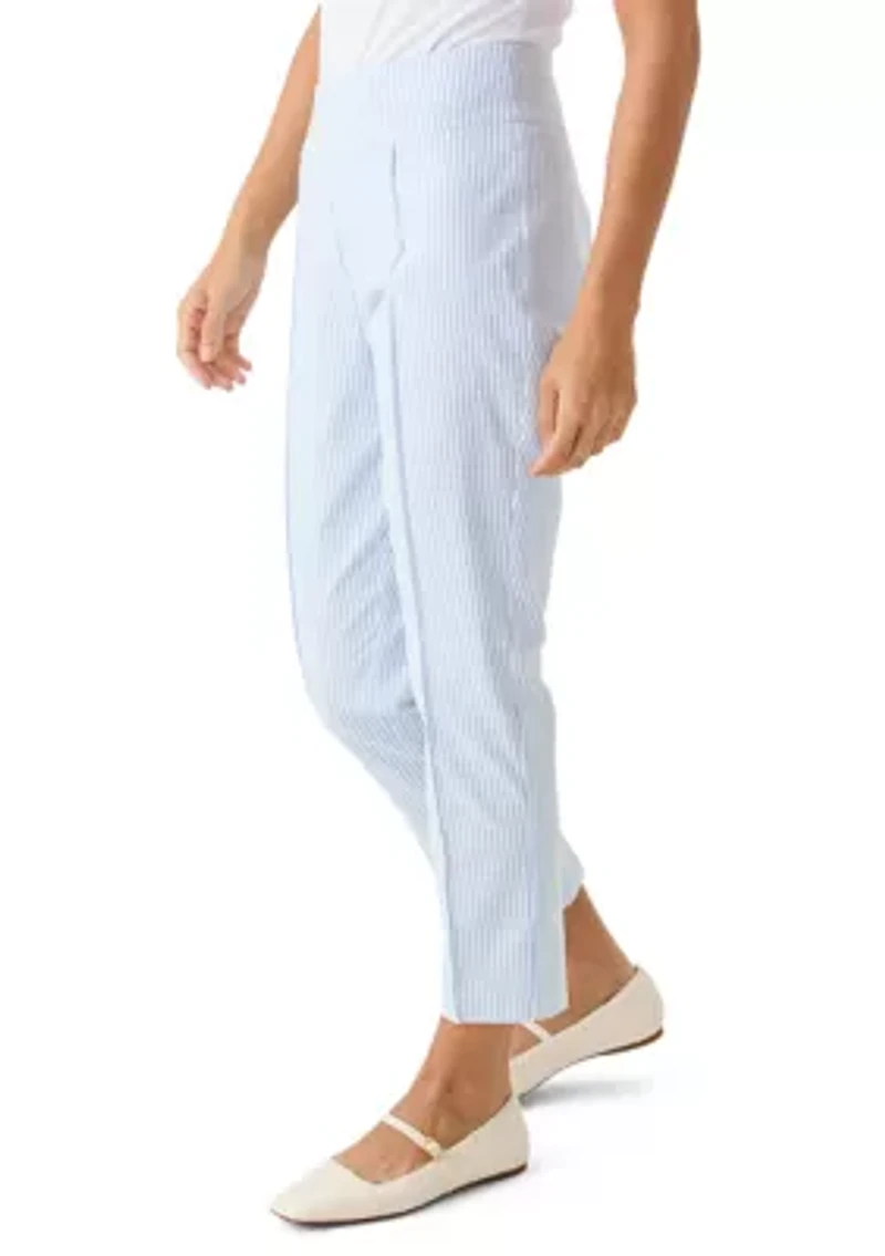 Petite Striped Trousers