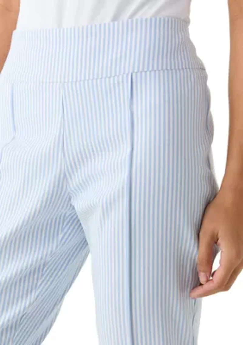 Petite Striped Trousers