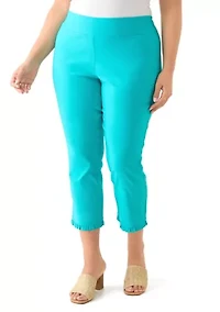 Plus Millennium Ruffle Ankle Pants