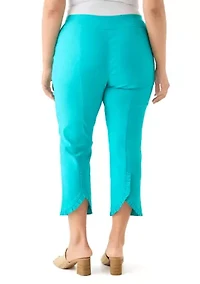 Plus Millennium Ruffle Ankle Pants