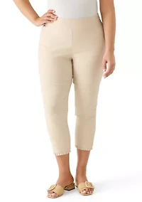 Plus Millennium Ruffle Ankle Pants
