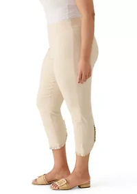 Plus Millennium Ruffle Ankle Pants