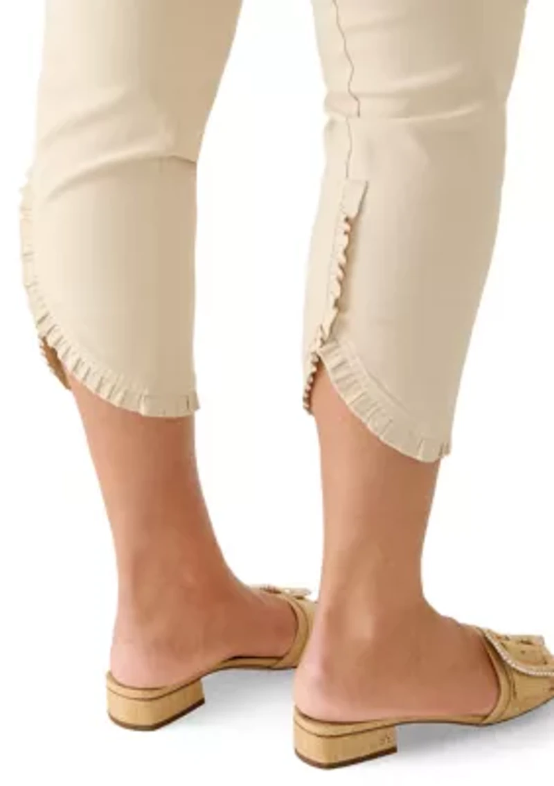 Plus Millennium Ruffle Ankle Pants
