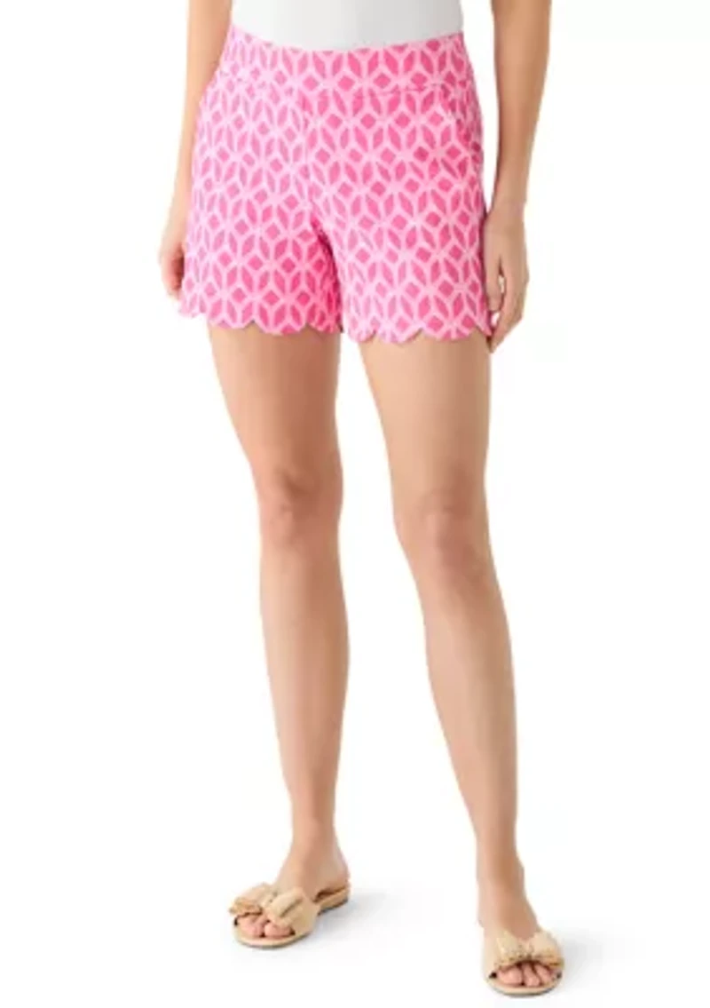 Women's Scalloped Shorts