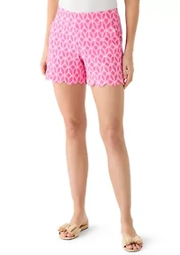Women's Scalloped Shorts
