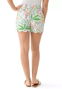 Women's Scalloped Shorts