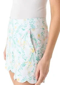 Women's Scalloped Shorts