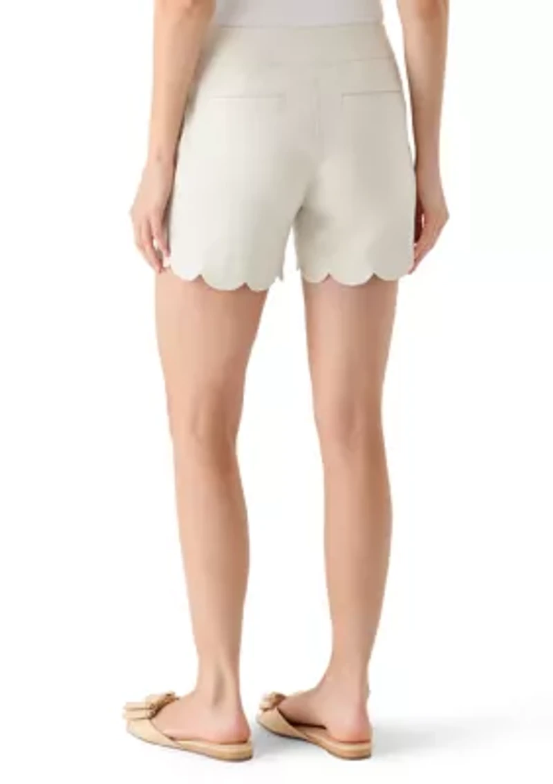 Women's Scalloped Shorts
