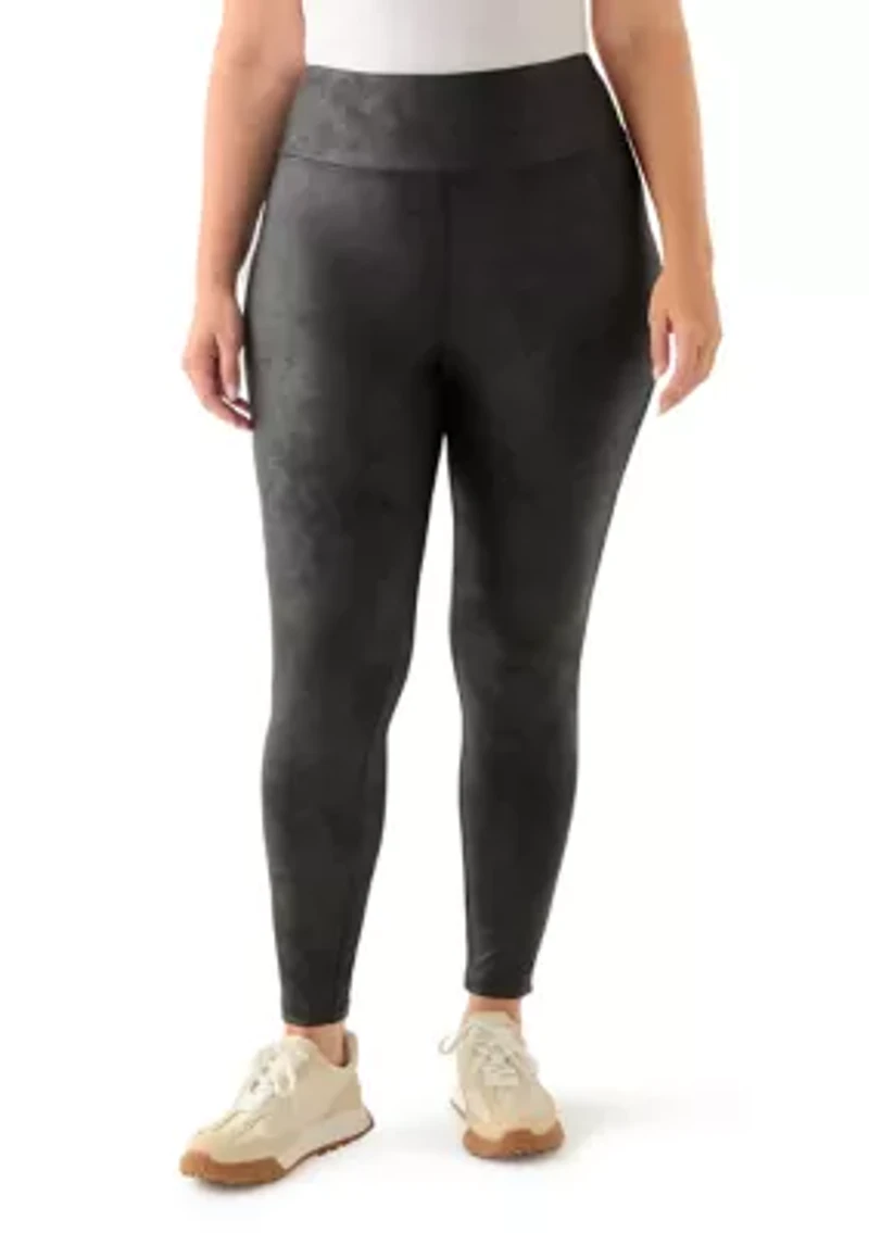 Plus Faux Leather Leggings