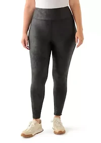 Plus Faux Leather Leggings