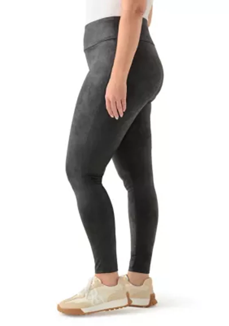 Plus Faux Leather Leggings