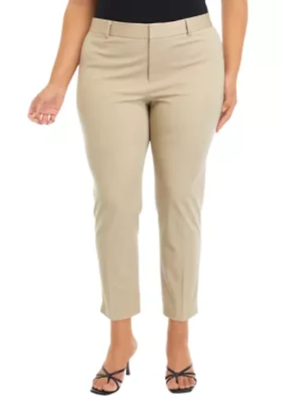 Plus Bi Stretch Fly Front Pants