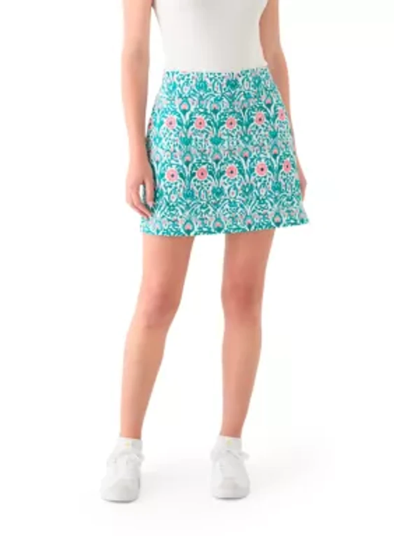 Women's Millennium Side Slit Printed Skort