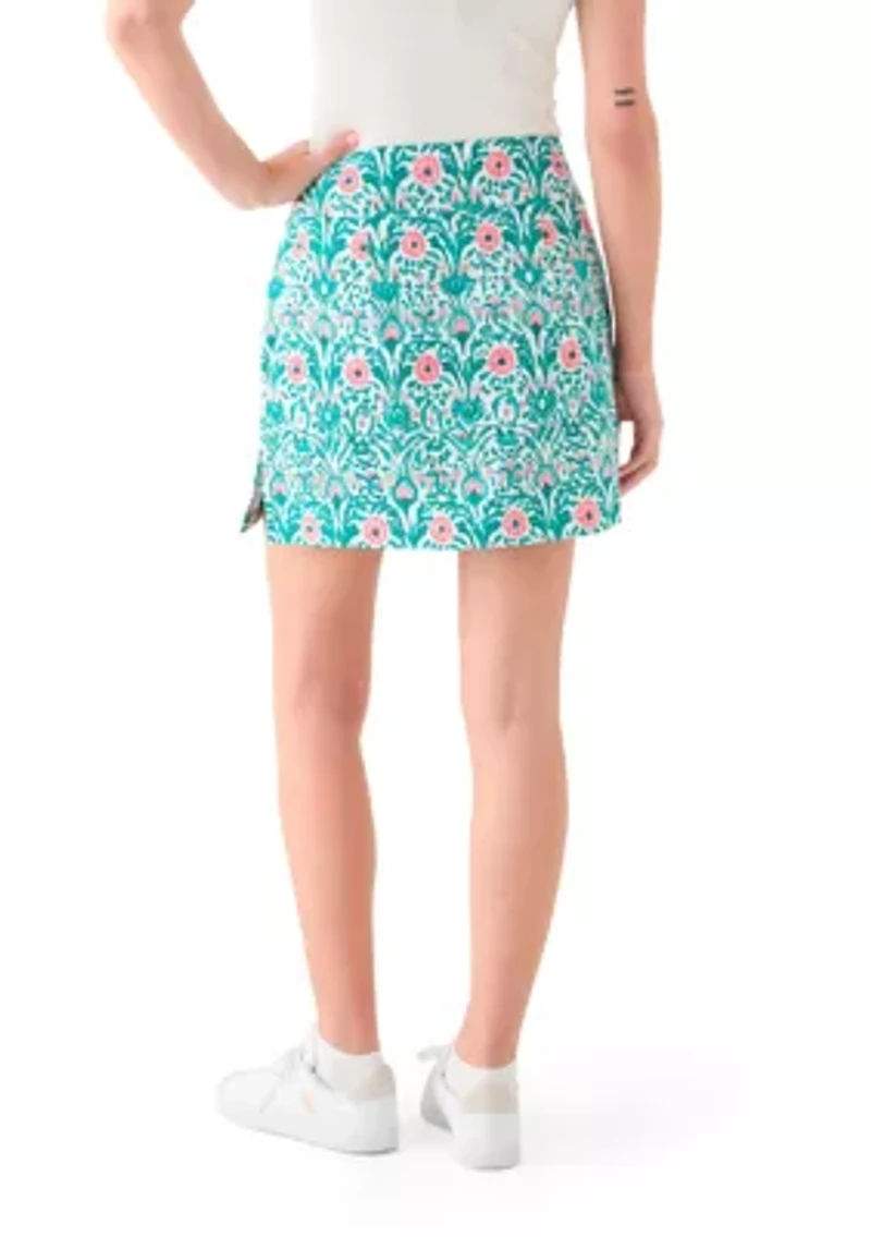 Women's Millennium Side Slit Printed Skort