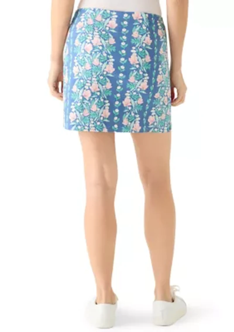 Women's Mill Print Mini Skort
