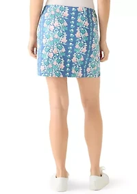 Women's Mill Print Mini Skort
