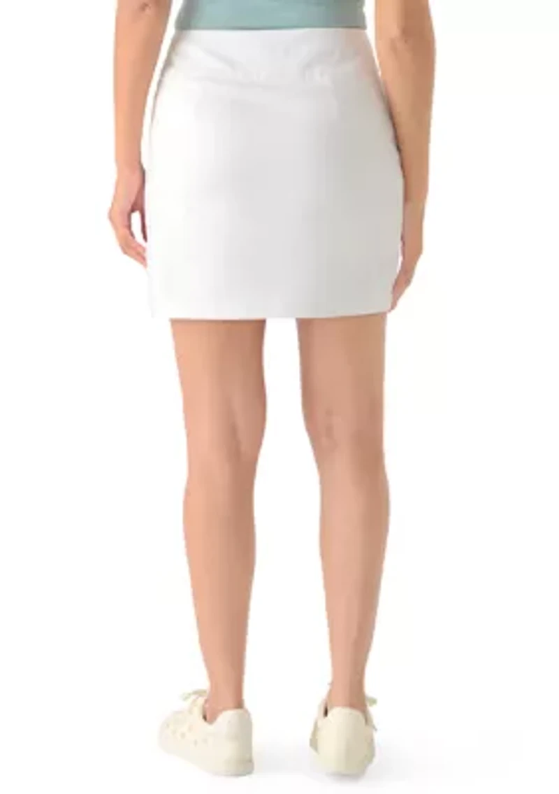 Women's Scalloped Trim Mill Skort