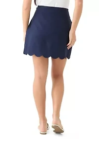 Petite Scallop Millennium Skort