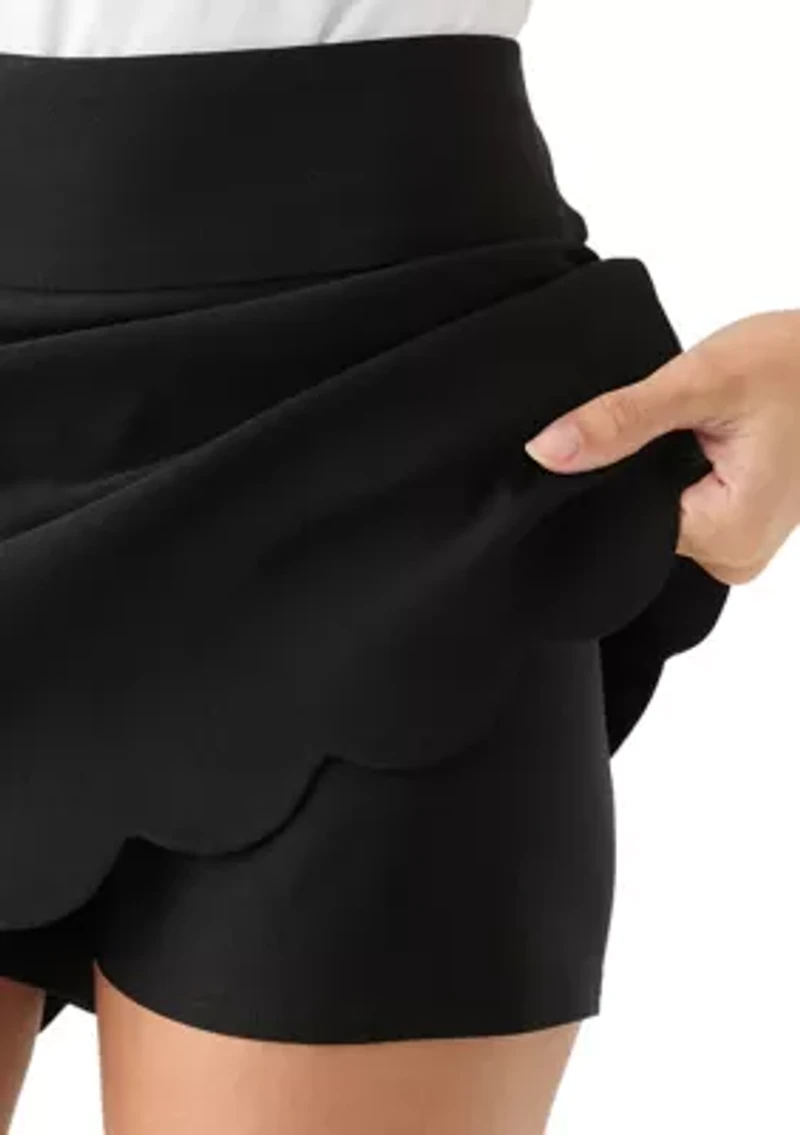Petite Scallop Millennium Skort