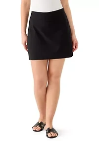 Petite Scallop Trim Mill Skort