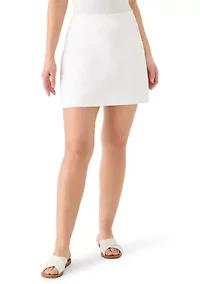 Petite Scallop Trim Mill Skort