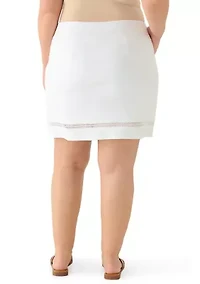 Plus Mill Crochet Trim Skort