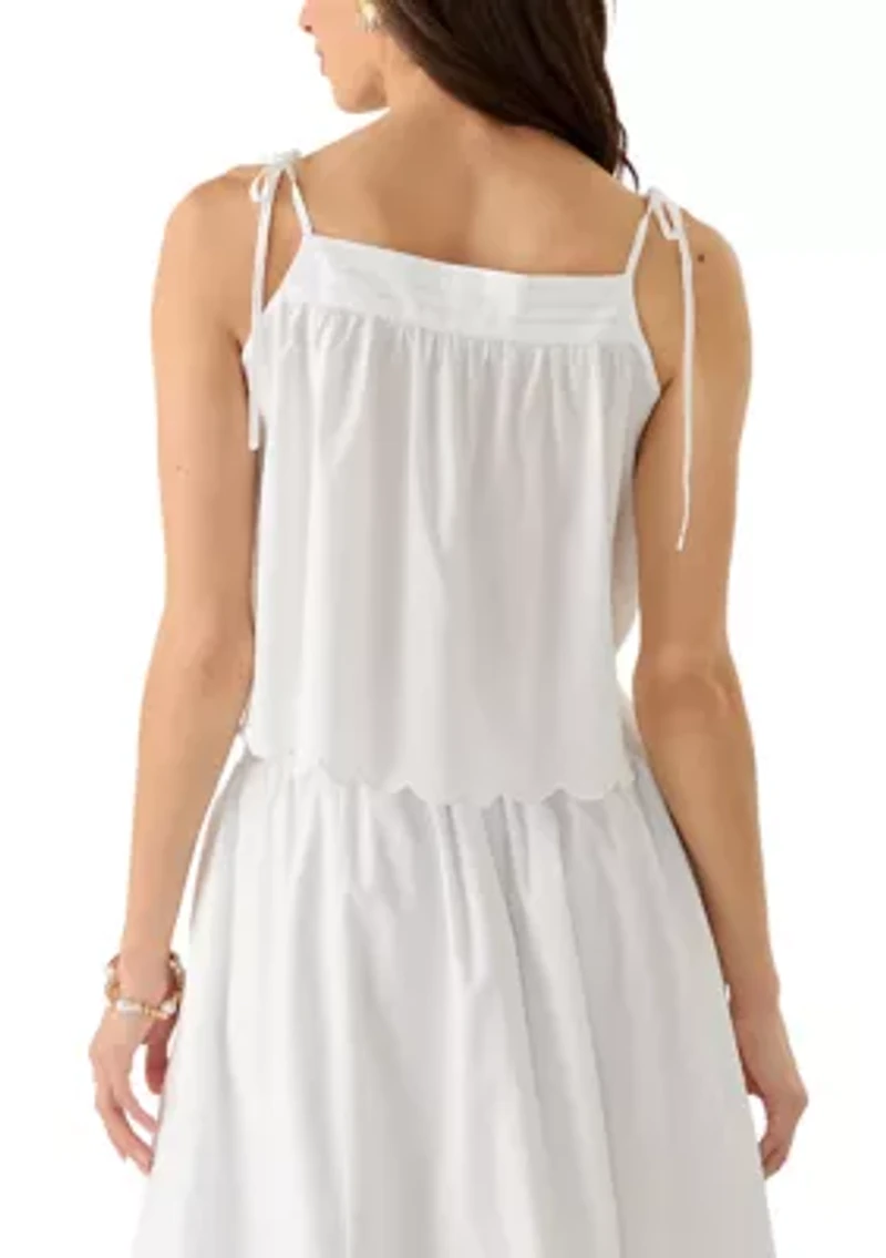 Women's Tie Shoulder Tank Top