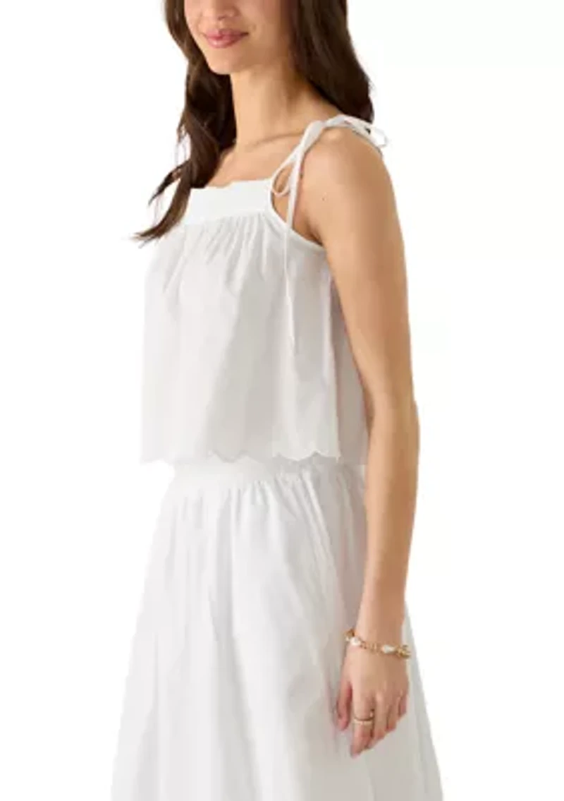 Women's Tie Shoulder Tank Top