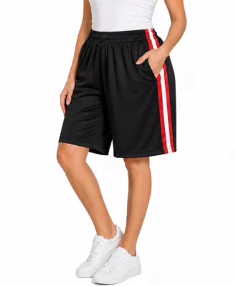 Jump Start Women's Loose Fit Moisture-Wicking Performance Shorts