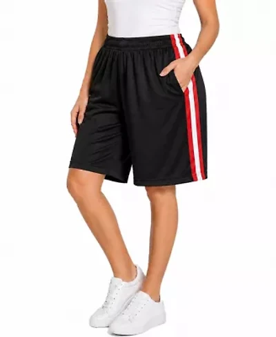 Jump Start Women's Loose Fit Moisture-Wicking Performance Shorts